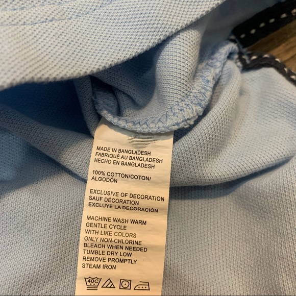 Izod Heritage Baby Blue Polo - Picture 4 of 4